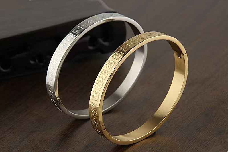 Taiji Bagua Titanium Steel Bracelet – Balance & Modern Resilience